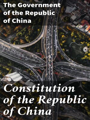 cover image of Constitution of the Republic of China